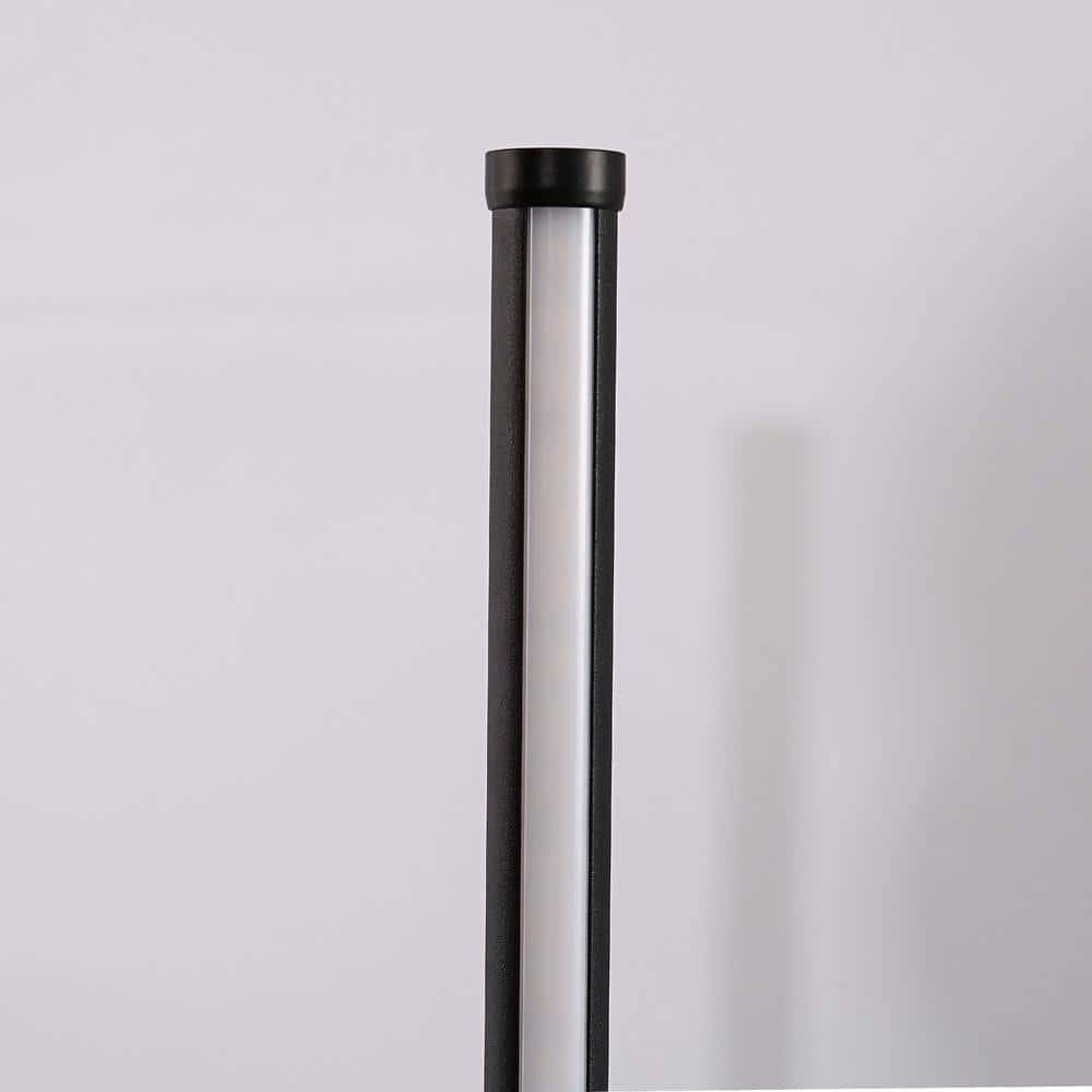 Black Metal Dimmable Battery Operated LED Wall Sconce