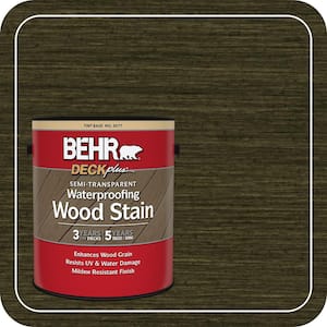 1 gal. #ST-108 Forest Semi-Transparent Waterproofing Exterior Wood Stain