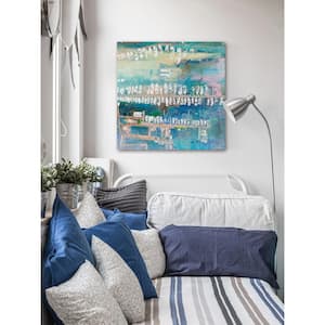 32 in. H x 32 in. W "Docked White Boats" by Parvez Taj Printed Canvas Wall Art