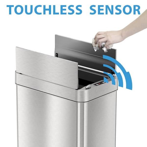 13 Gallon and 2.5 Gallon Kitchen and Bathroom Platinum Edition Sensor –  iTouchless Housewares and Products Inc.