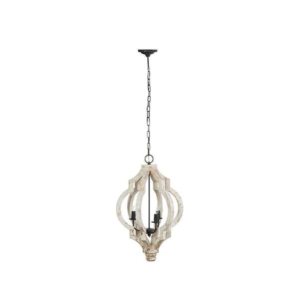 Seasonal Abode Inc Lucca 1-Light Chandelier Gray with Shade