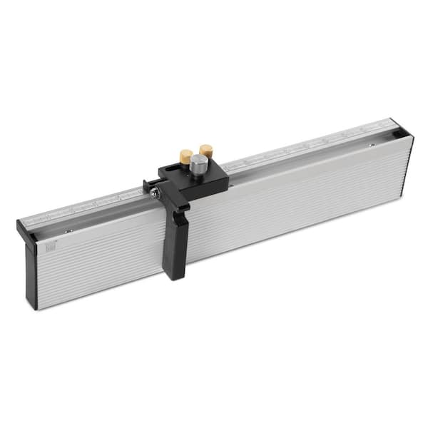 18 in. Premium Aluminum Miter Gauge Fence with Flip-down