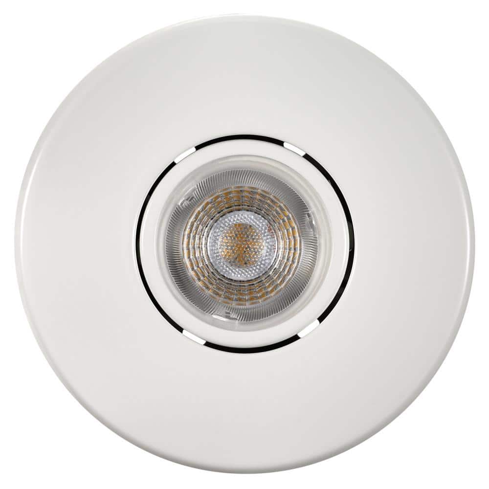 Commercial Electric Swivel Baffle Series 4 in. New Construction and Remodel White Recessed Kit (6-Pack)