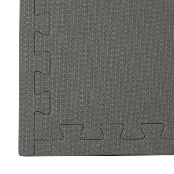 Norsk Solid Blue 24 in. x 24 in. Eva Foam Sport Interlocking Tiles