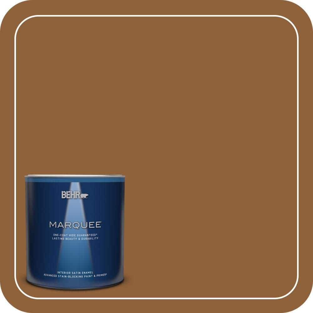 1 qt. #S250-7 Moroccan Spice Satin Enamel Interior Paint & Primer product image for price tracking