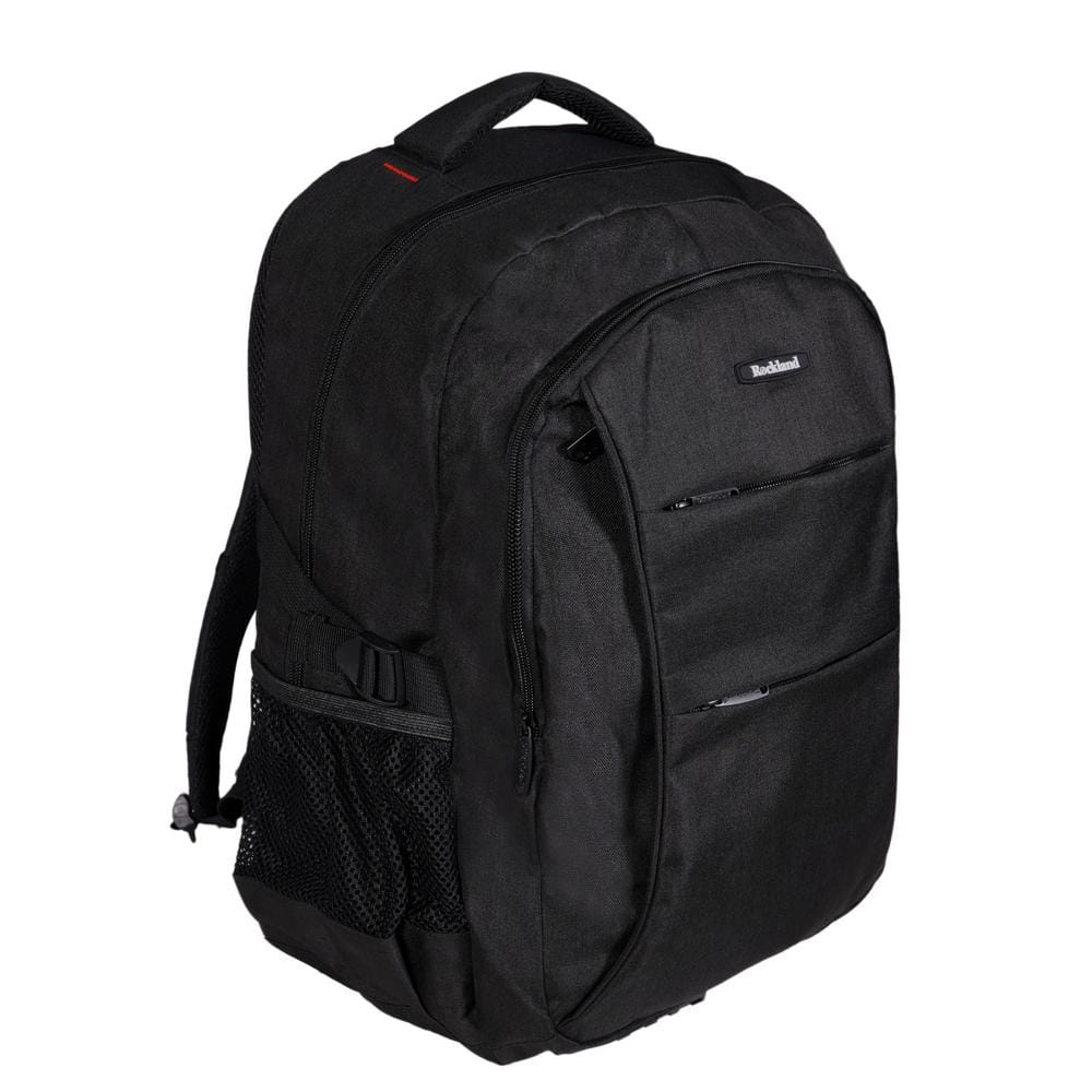 Rockland 18 in. Black Business Pro USB Laptop Backpack B06A-BLACK - The ...