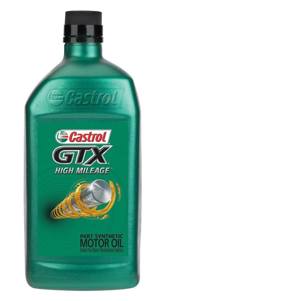 Castrol GTX High Mileage 5W-30 Synthetic Blend Motor Oil, 1 qt - Pay Less  Super Markets