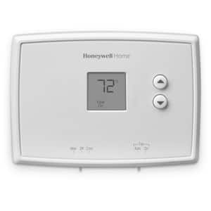 Honeywell Home Round Non-Programmable Thermostat with 1H Single Stage  Heating CT87K - The Home Depot