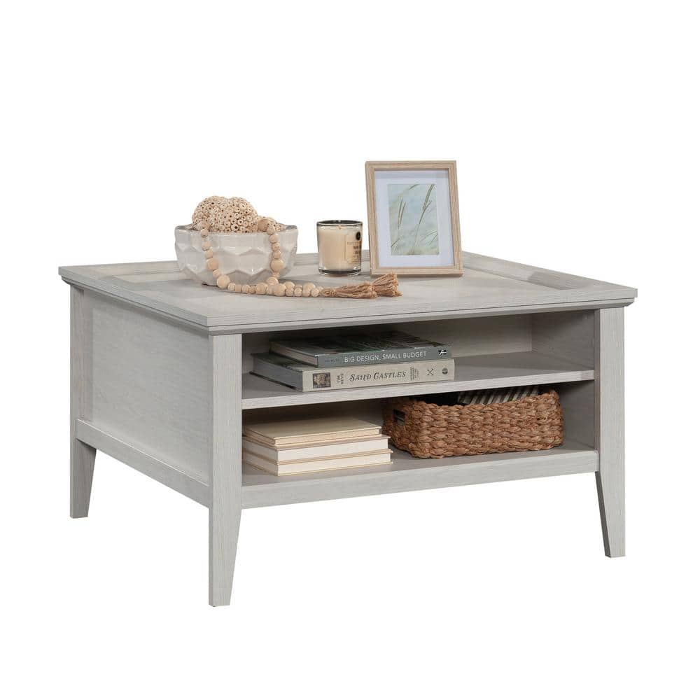 Glacier Oak Rectangular Coffee Table with Storage Drawer