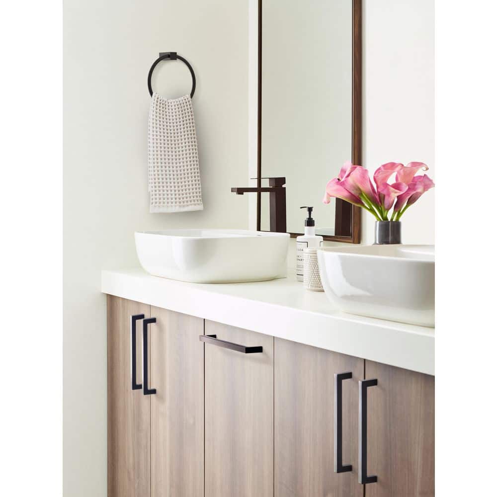 Oil-Rubbed Bronze 6-1/2 Inch Wall Mounted Towel Ring