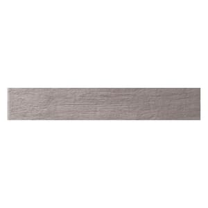Woodnote 5.9 in. x 35.4 in. Gray Porcelain Matte Wall and Floor Tile (13.05 sq. ft./case) 9-Pack