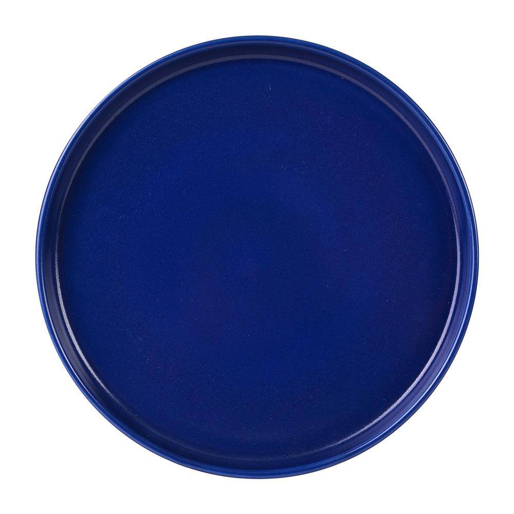 Kaden Blue Porcelain 12-Piece Dinnerware Set for 4