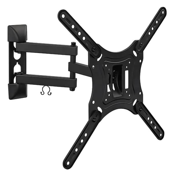 Mount It Full Motion Tv Wall Articulating Arm For 23 In To 55 Screen Sizes Mi 4110 The Home Depot - Flat Screen Tv Wall Mounts Home Depot
