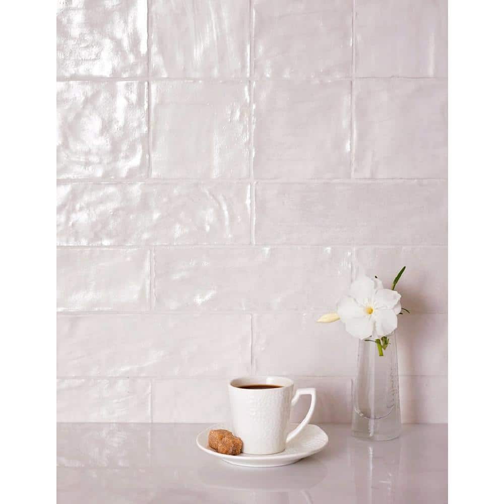 White 2.5x8 Matte Glossy Ceramic Subway Mosaic Tile