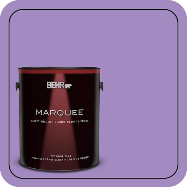 BEHR MARQUEE 1 gal. #P570-4 Classic Bouquet Flat Exterior Paint & Primer