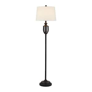 Chicago 59 in. Black Floor Lamp