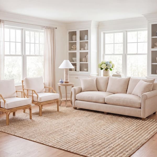 Natural Fiber 10 ft. x 14 ft. Natural Coastal Area Rug