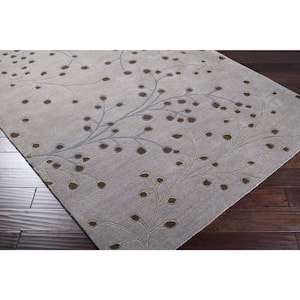 Bari Gray Doormat 2 ft. x 4 ft. Hearth Area Rug