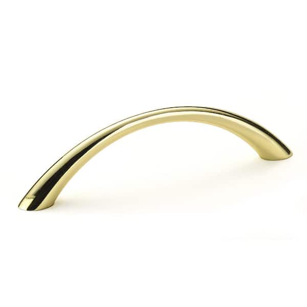 Richelieu Hardware Utopia Collection 3 3/4 in. (96 mm) Brass Modern Cabinet Arch Pull