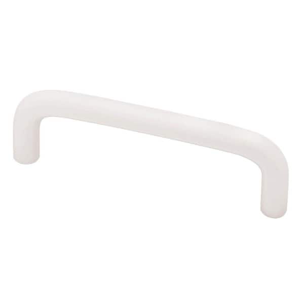 Liberty 3 in. (76mm) White Wire Cabinet Drawer Pull