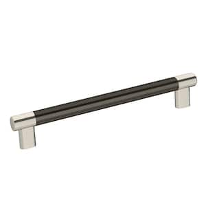 Esquire 8 in. (203 mm) Polished Nickel/Gunmetal Drawer Pull