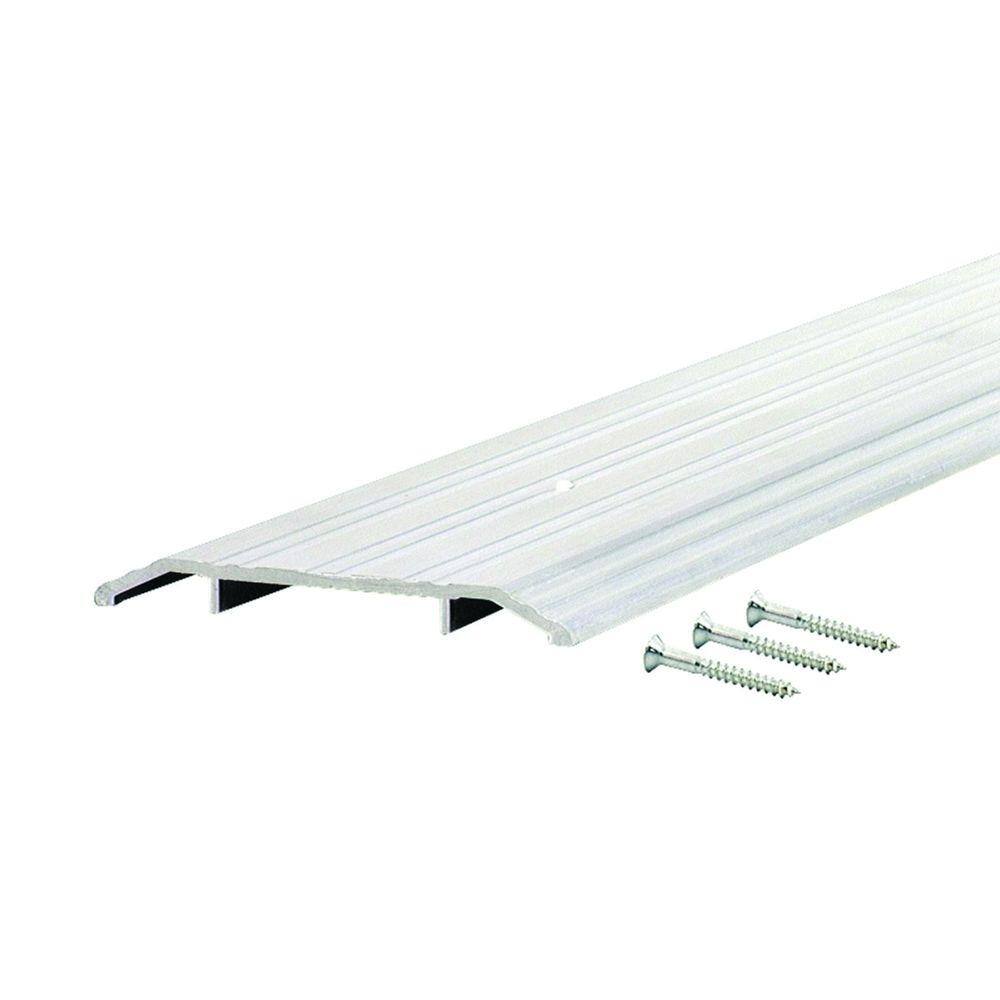 M-d Building Products Fluted Saddle 5 In. X 50 In. Aluminum Commercial 