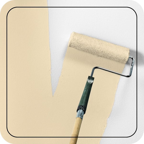 1 gal. Home Decorators Collection #HDC-CT-03 Candlewick Eggshell Enamel EcoMix Plant-Based Interior Paint & Primer