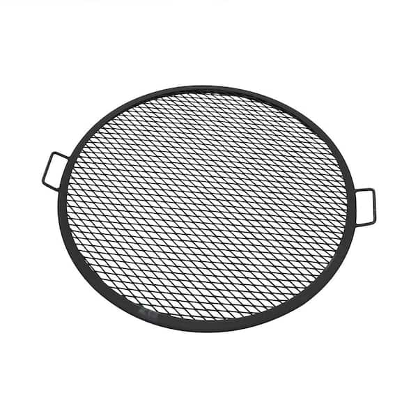 X Marks Fire Pit Cooking Grill Grate, Round Grate For Outdoor Fire Pits