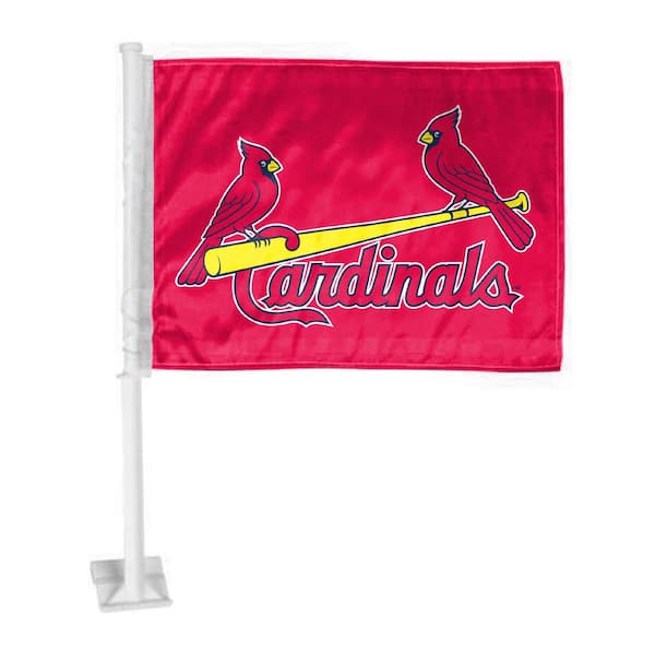 FANMATS MLB - St. Louis Cardinals Car Flag Large 1-Piece 11 in. x 14 in.