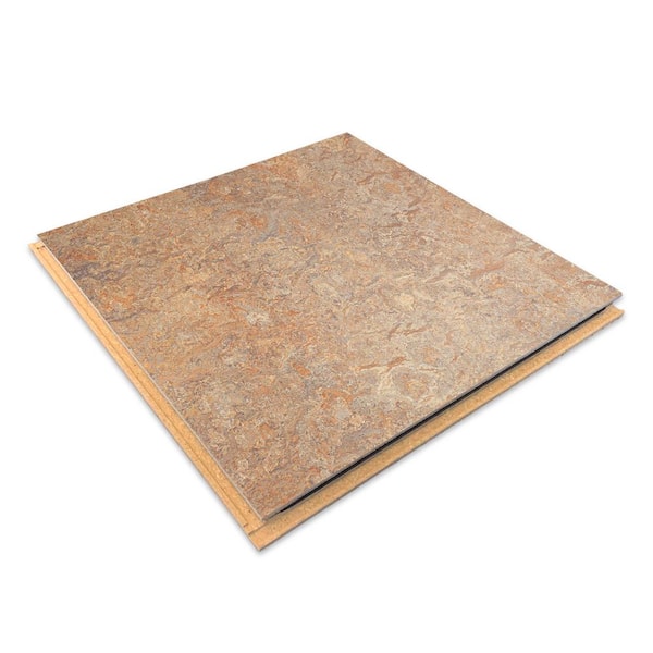 Marmoleum Cinch Loc Seal Donkey Island 9.8 mm Thick x 11.81 in. Wide X 11.81 in. Length Laminate Floor Tile (6.78 sq. ft/Case)