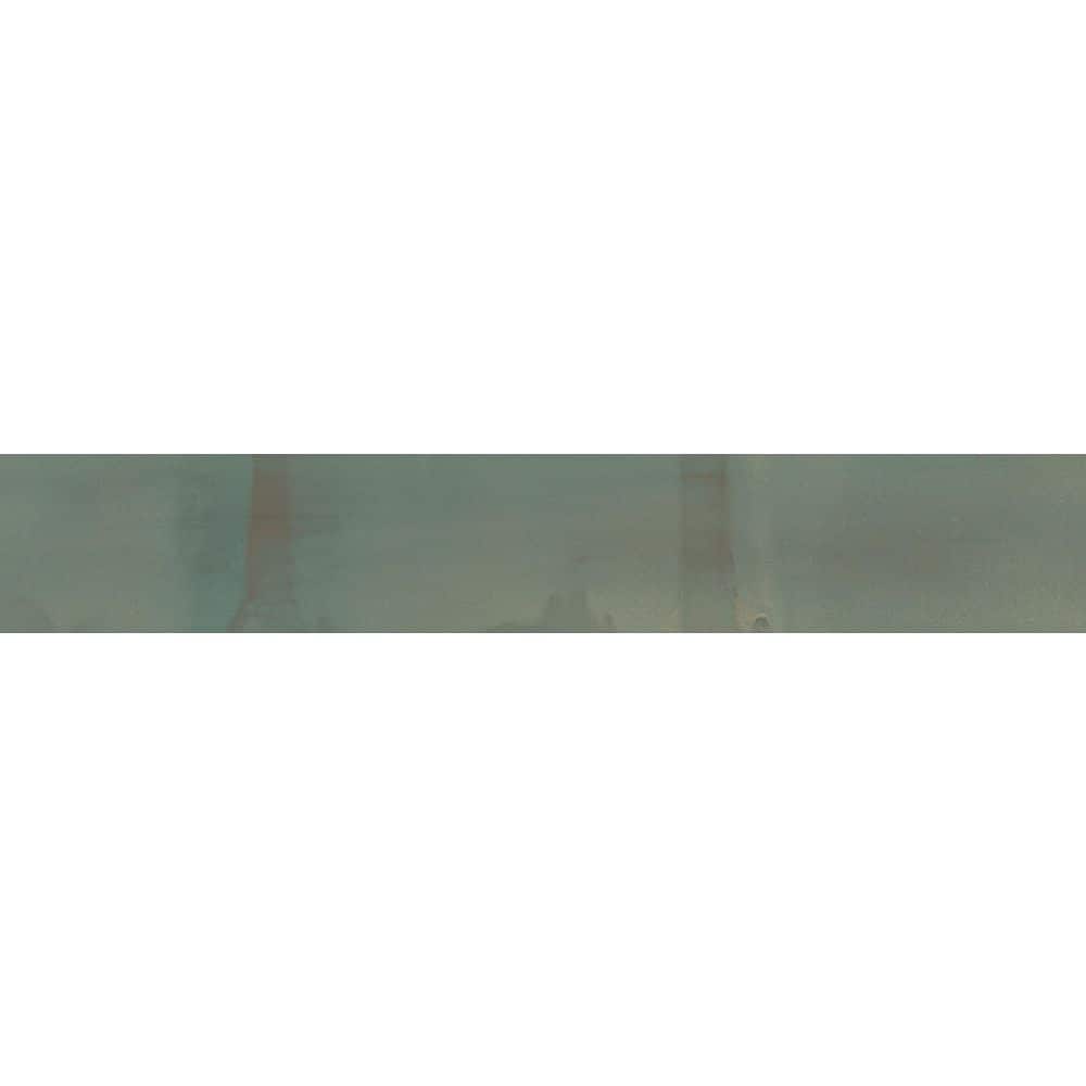 Jai Dark Teal Glazed Porcelain Subway Tile 3" x 15"