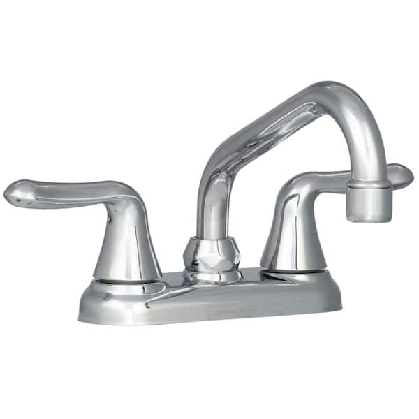 American Standard Colony Soft 4 in. 2-Handle Low-Arc Laundry Faucet in Polished Chrome