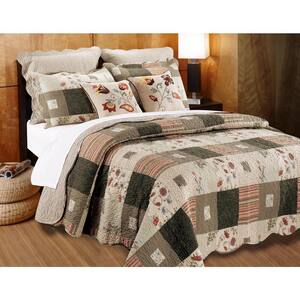 Copripiumino Reversibile Greenland Home Andorra 5 Pezzi King Size - 100% Cotone