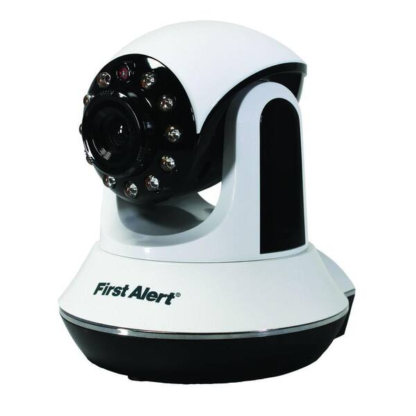 First Alert DWIP-720 Wi-Fi Indoor 720p Pan or Tilt Zoom Security Standard Surveillance Camera