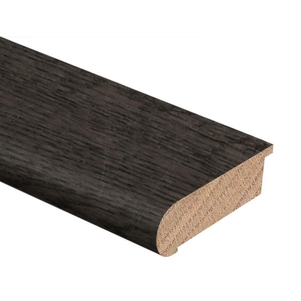 Zamma Oak Shale 3/4 in. Thick x 2-3/4 in. Wide x 94 in. Length Hardwood Stair Nose Molding Flush