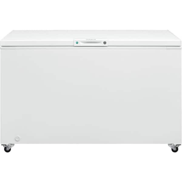 15 cu. ft. Garage Ready Manual Defrost Chest Freezer in White with LED Light and Adjustable Temperature Control