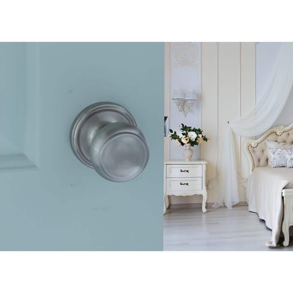 Satin Stainless Steel Round Passage Door Knob