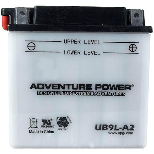 UPG Conventional Wet Pack 12-Volt 9 Ah Capacity D Terminal Battery