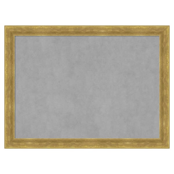 Amanti Art Angled Gold 31 in. x 23 in. Framed Magnetic Board