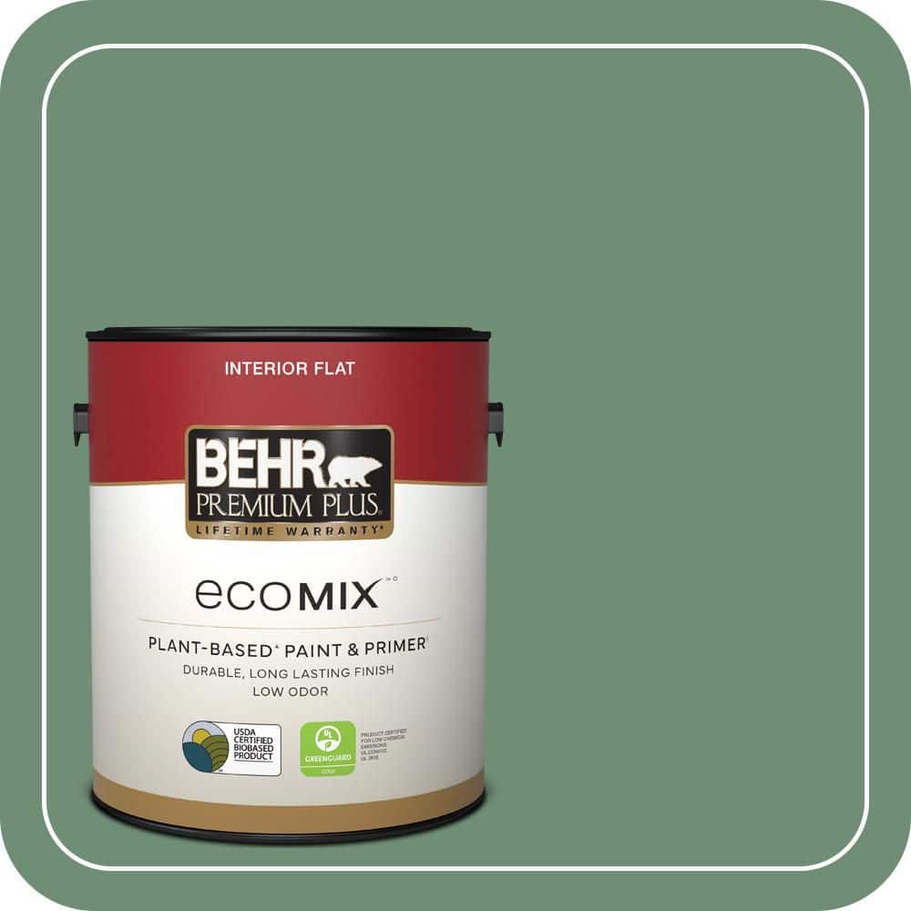 1 gal. #QE-46 Ivy Wreath Flat EcoMix Plant-Based Interior Paint & Primer price history on PriceWatchPro