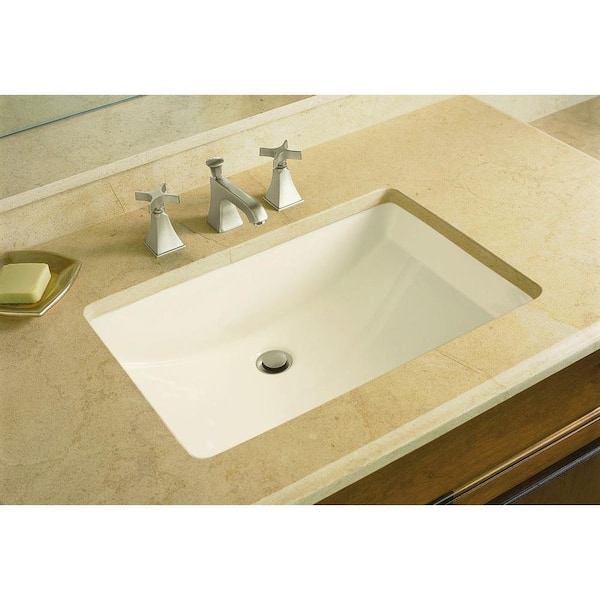 KOHLER Ladena 20-7/8 in. Undermount Bathroom Sink with Glazed Underside in White