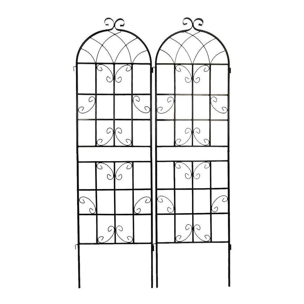 4 Pack Metal Garden Trellis 71 in. x 20 in. Rustproof Climbing Plant Suppor