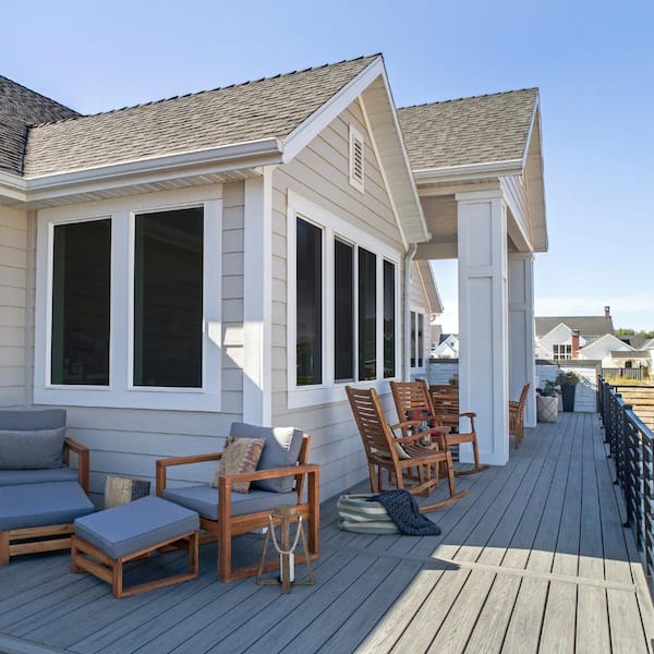 Trex Transcend 1 in. x 6 in. x 16 ft. Island Mist Square Edge