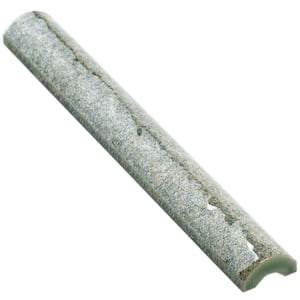 Angela Harris Green 1 in. x 8 in. Polished Ceramic Wall Pencil Liner Tile