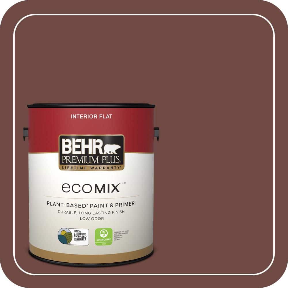 1 gal. #S-G-720 Fireside Flat EcoMix Plant-Based Interior Paint & Primer price history on PriceWatchPro