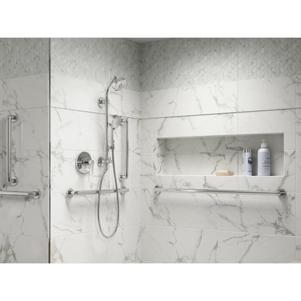 HydroRail-S 3-Spray Shower Column Kit in Polished Chrome