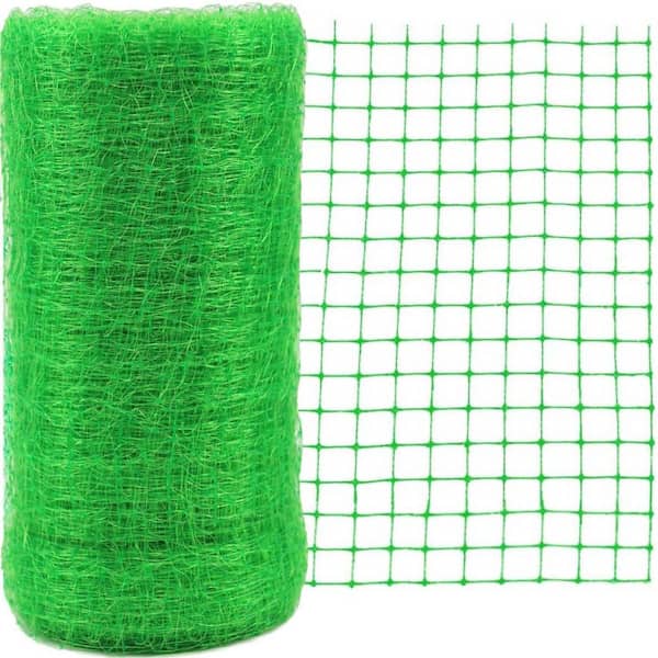 7 x 100 ft. Garden Netting Green Bird and Deer Protection for Plants Trees Vegetables 3/4 Mesh Reusable