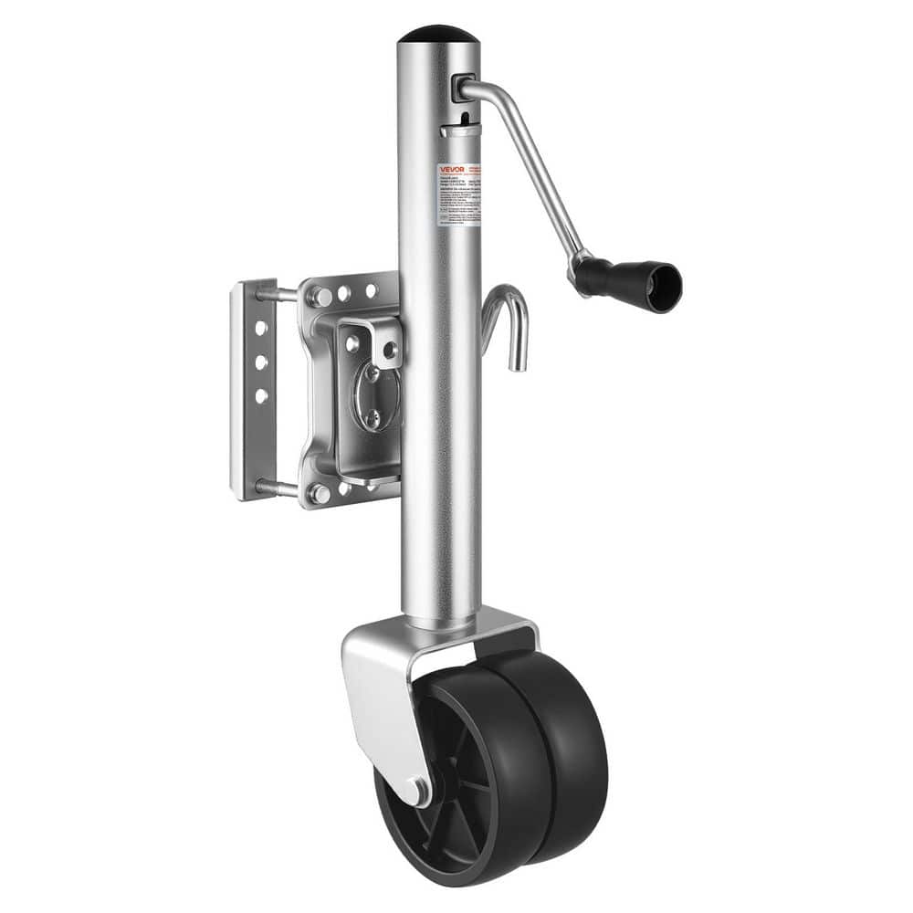 Trailer Jack with Wheel, 1500 lbs. Capacity, Heavy-Duty Swivel Jack with PP Wheel & Ergonomic Handle, 12-in. Lift price history on PriceWatchPro