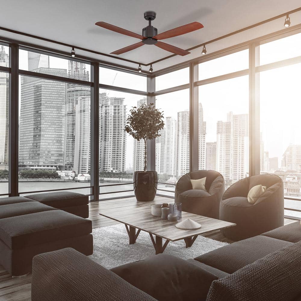 UPC 773546293570 product image for Kitteridge 52 in. Indoor Medium Wood Tone Ceiling Fan | upcitemdb.com