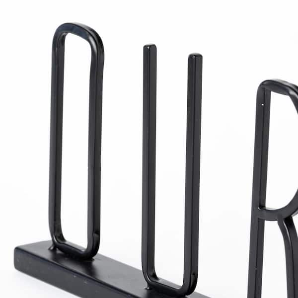 Our Nest 24 in. L x 1 in. W Black Metal Sign